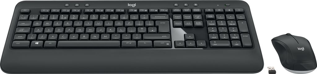 Logitech Advanced MK540 - Volle Größe (100%) - Kabellos - RF Wireless - Membran Key Switch - Schwarz - Wei