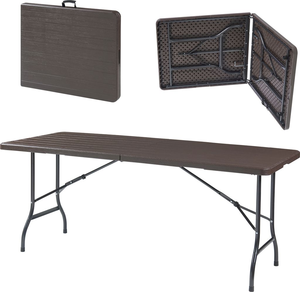 Tavolo pieghevole 'Lillestrøm' rettangolare 180 x 75 x 72 Immagine del prodotto 