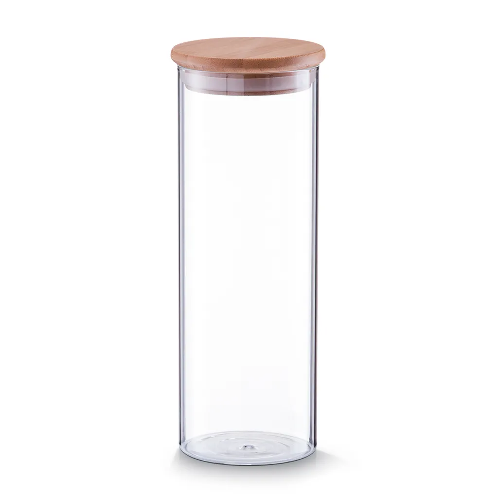 Rangement cuisine : bocal Zeller 1,60l en verre pour pâtes et riz vrac