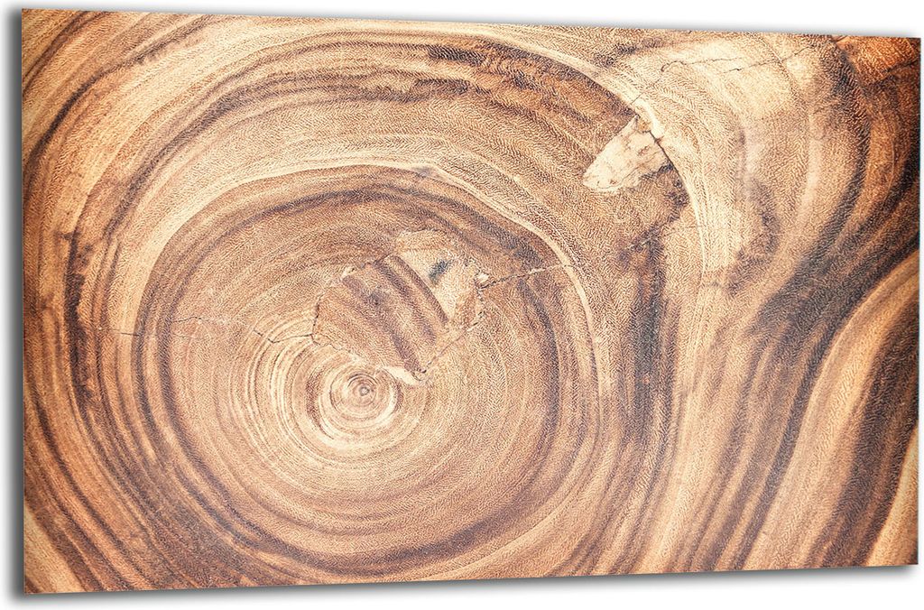 Herdabdeckplatte Glaskeramikkochfeld-Abdeckung Spritzschutz Glas 80x52 Holz