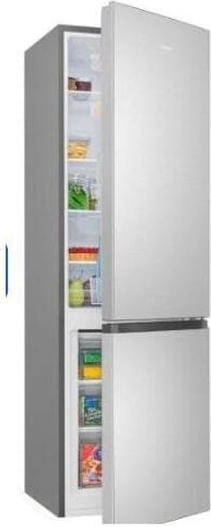 Bomann Kühlschrank mit Gefrierfach | | 180cm | Kühl Gefrierkombination leise | Türanschlag wechselbar | 268L | KG 7353 inox