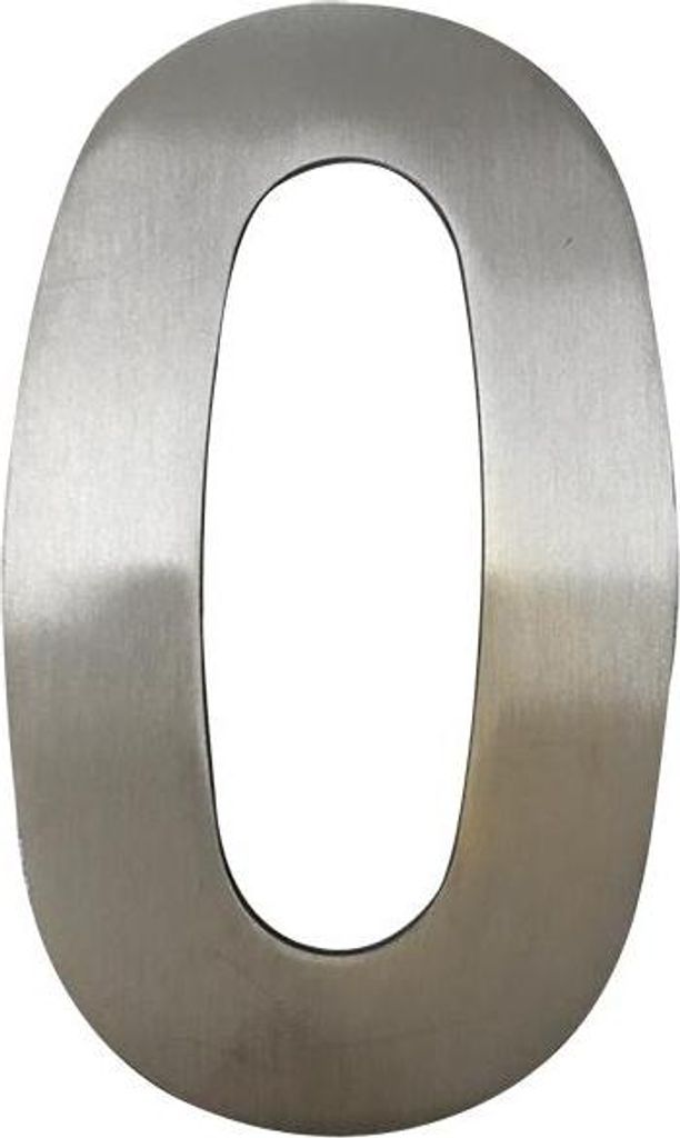 100 mm Edelstahl Hausnummern Edelstahlzahlen Edelstahlnummern - 0