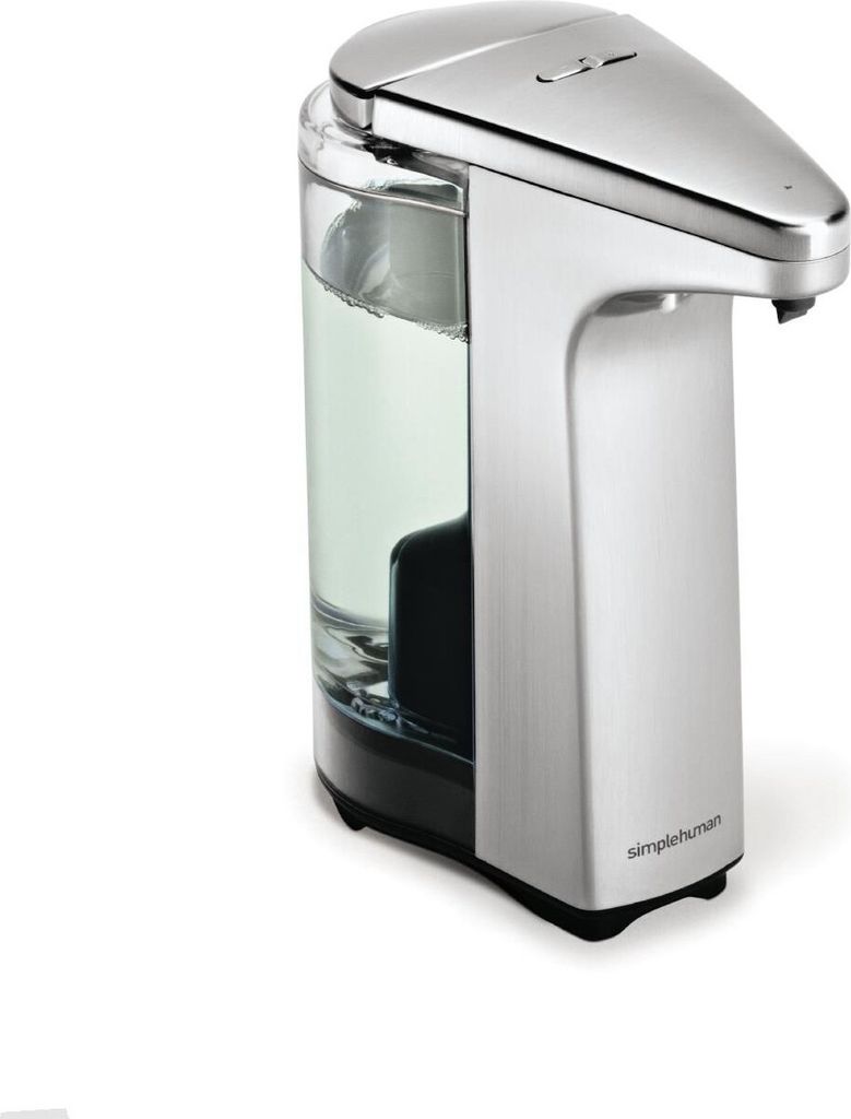 simplehuman Sensorspender mit Seifenprobe, gebürsteter Produktbild 