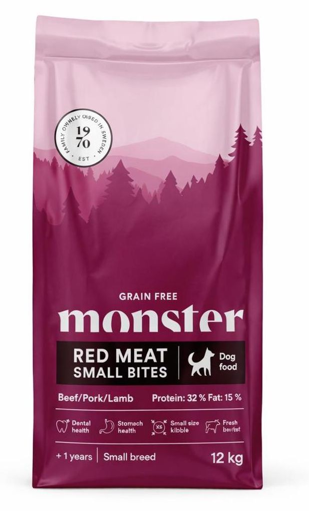 Monster Dog Grain Free Small Bites 12kg Bezzbożowe suche Produktbild 