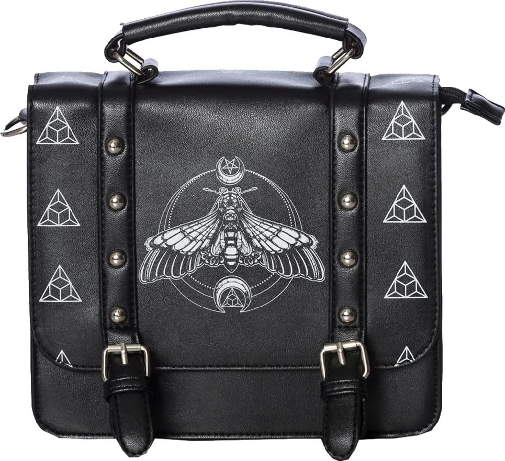 Grand Sac à Bandoulière Banned Moth Satchel idéal pour sorties et loisirs