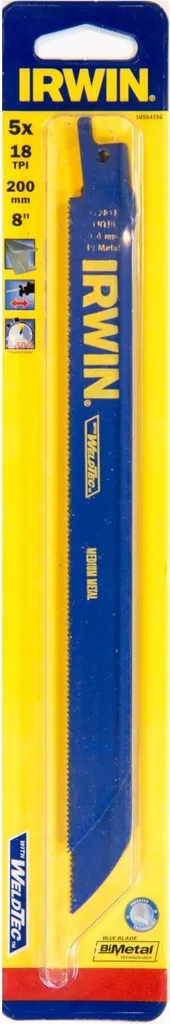 IRWIN Recips for metal 200mm 18TPI