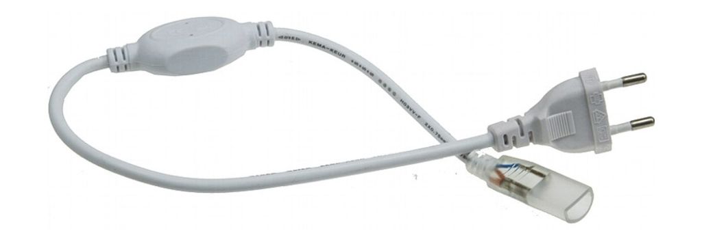 ChiliTec 21162 Einspeise-Modul für 230V LED-Stripes IP44 Verbinder zum Stripe, 40cm Kabel
