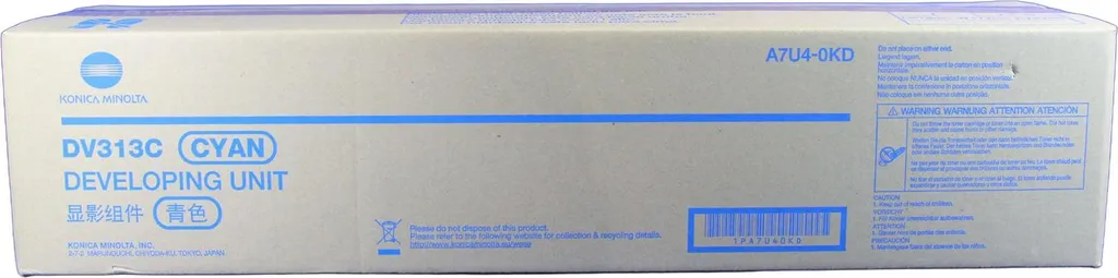 Recharge Développeur DV-311C Cyan pour Maintenance Bizhub C280 C360