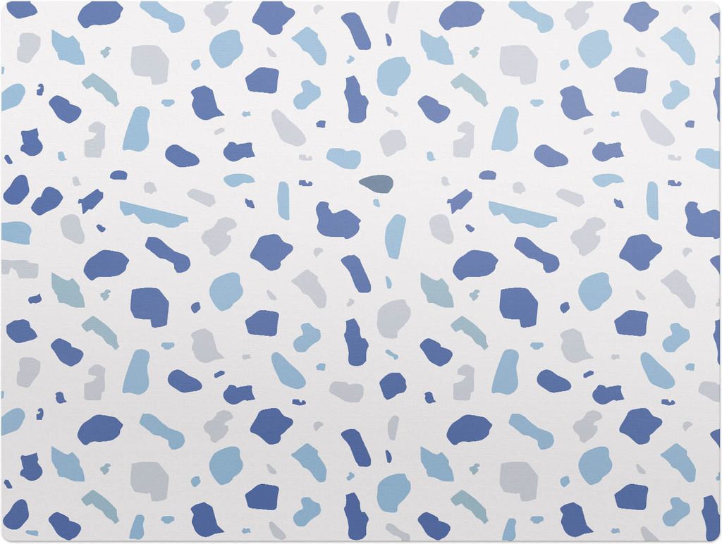 Abstrakte Flecken – Bodenschutzmatte – Rutschfest – Schutzmatte für Büro – Vinylmatte – Stuhlunterlage – 120 x 90 cm