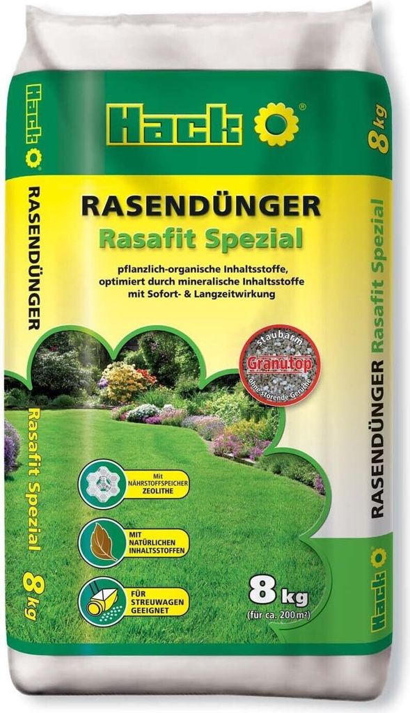 HACK Rasendünger Rasafit spezial 8 kg