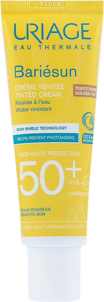 Uriage Bariésun Crème teintée SPF 50+ Teinte dorée 50 ml Image du produit 