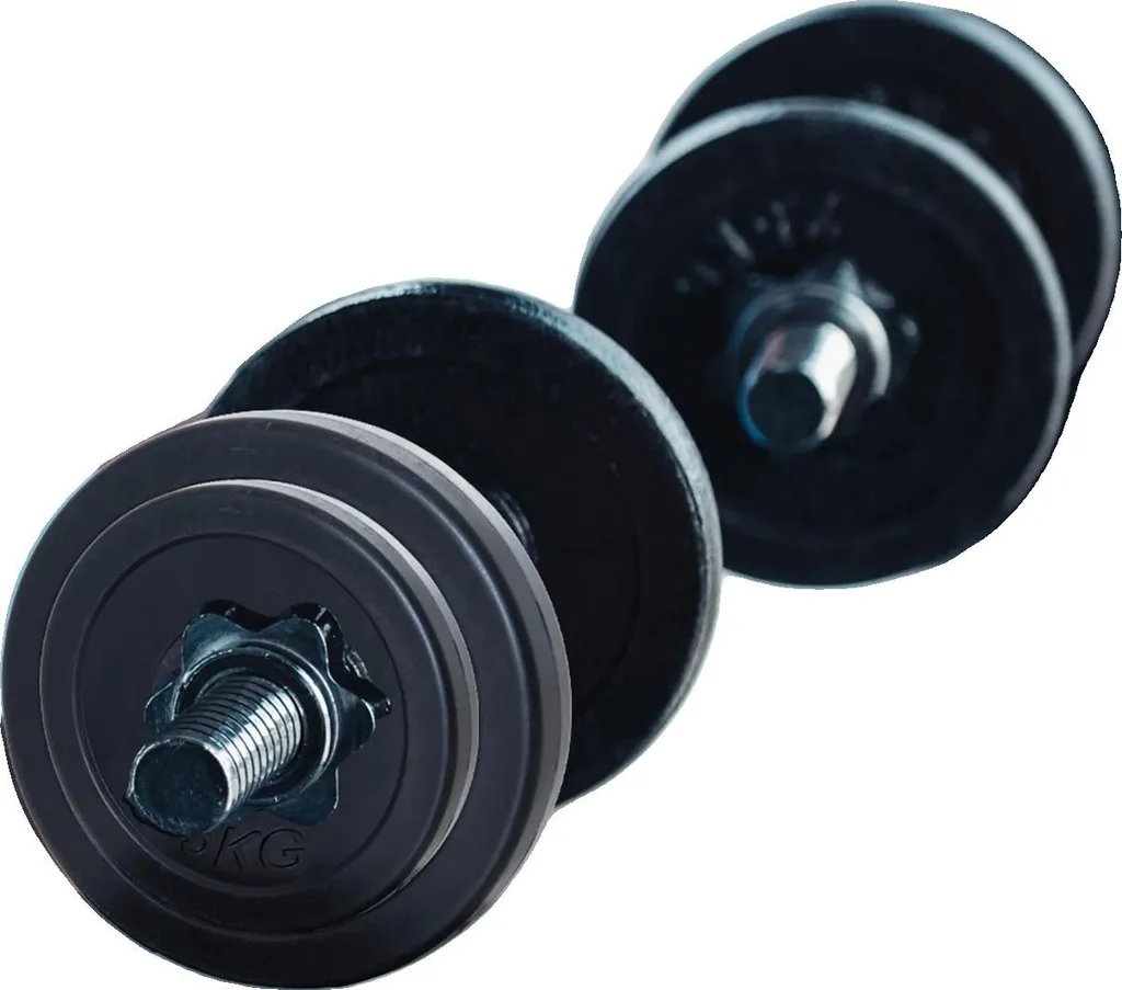 Disques de musculation pour Home Gym, set de 4 poids de 5 kg et 10kg