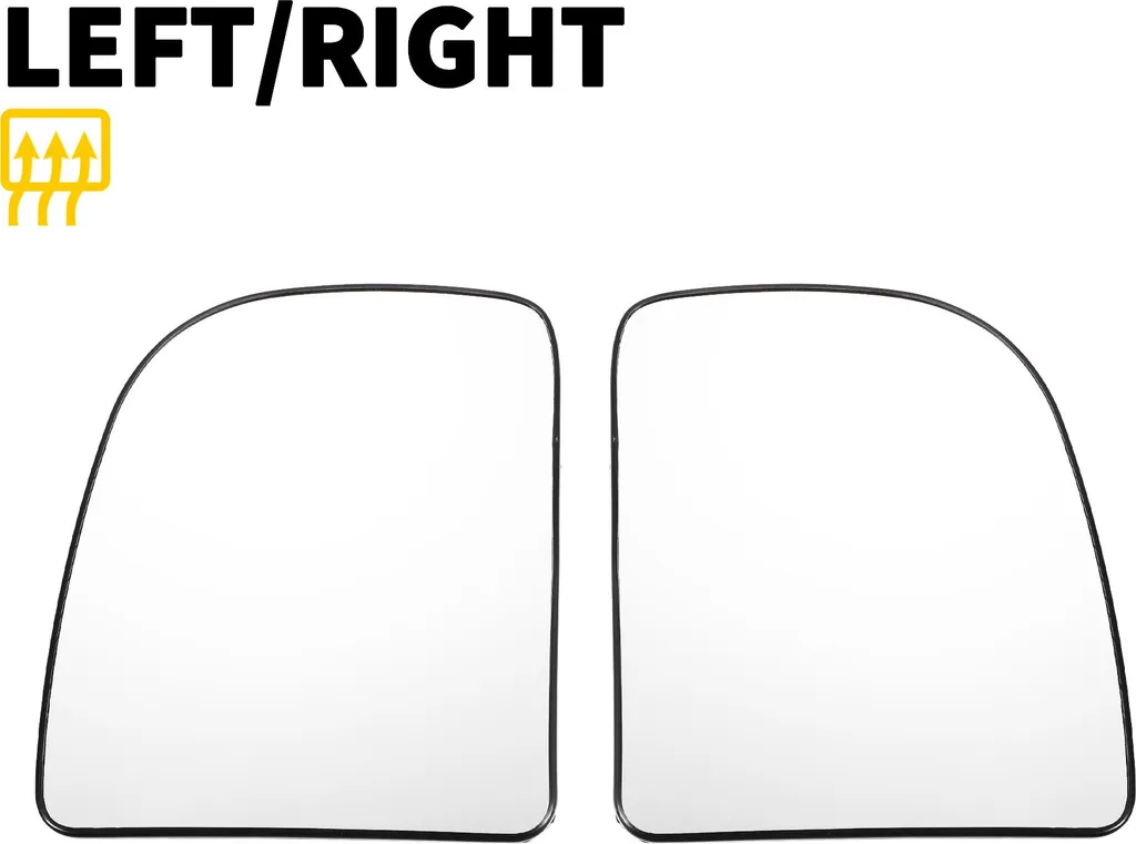 Paire de Miroirs de Rétroviseur Chauffants pour Ford F250 F350 E250 E350