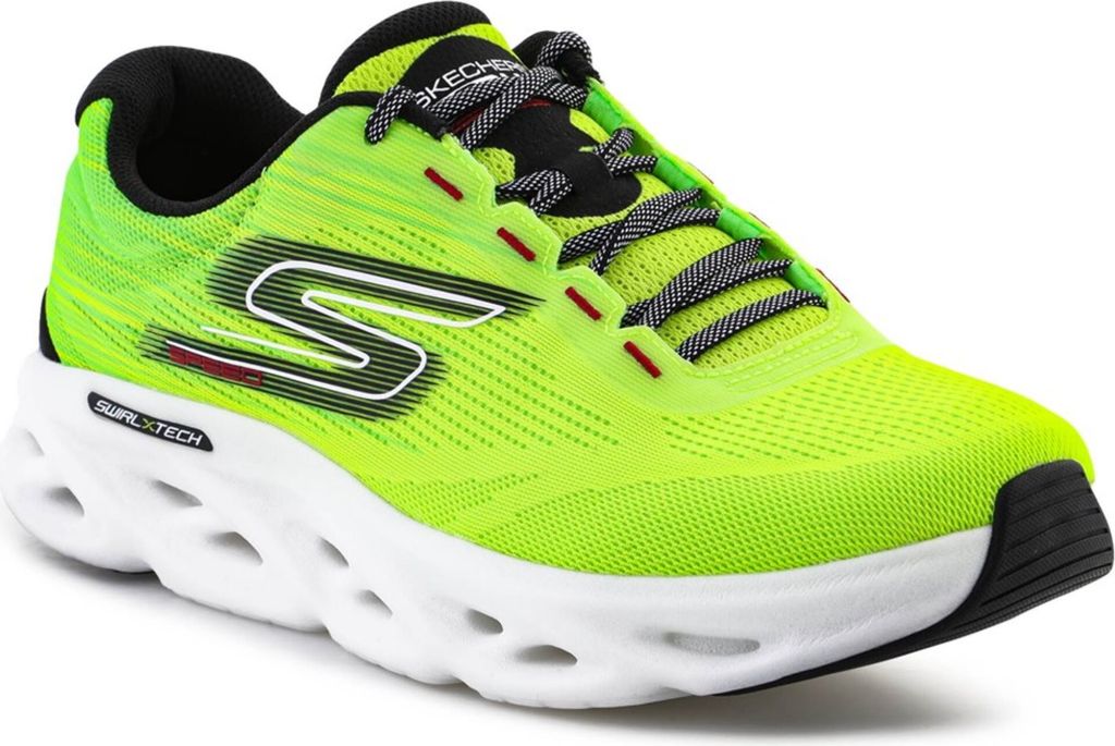 SKECHERS Go Run Swirl Rapid Schuhe Herren gelb 44 Sneaker