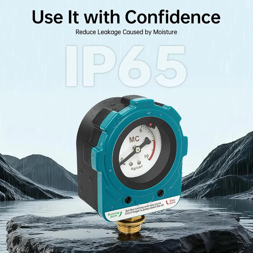 Pressostat de pompe à eau pour stopper les chutes de pression - 4