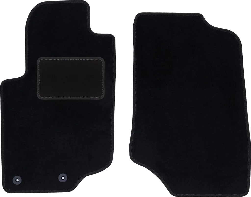 Set Tappetini Anteriori Velours Nero per Peugeot 207CC 2006-2012