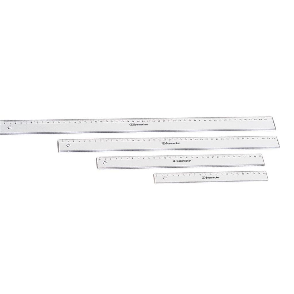 Soennecken Lineal 1822 40cm Kunststoff transparent Obrázek produktu 
