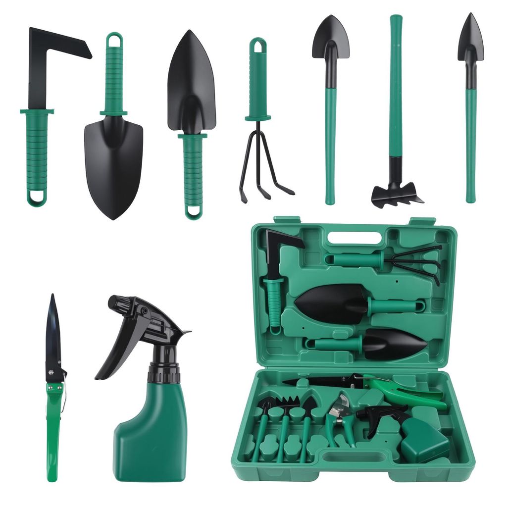 10-teiliges Gartengeräte-Set，Gartenwerkzeug für Beet, Produktbild 