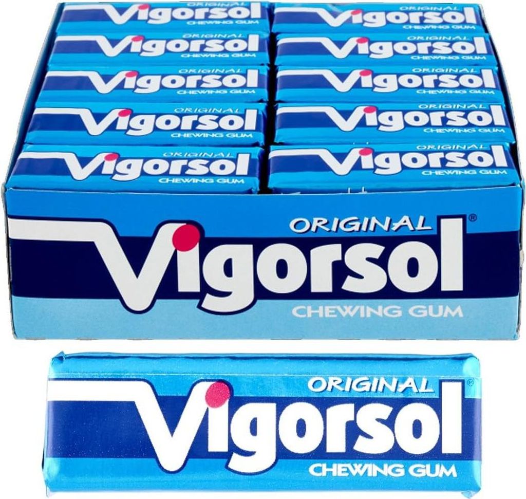RUBBER 40PZ. vigorsol-Kautschuke originalkaugummi40 Stück