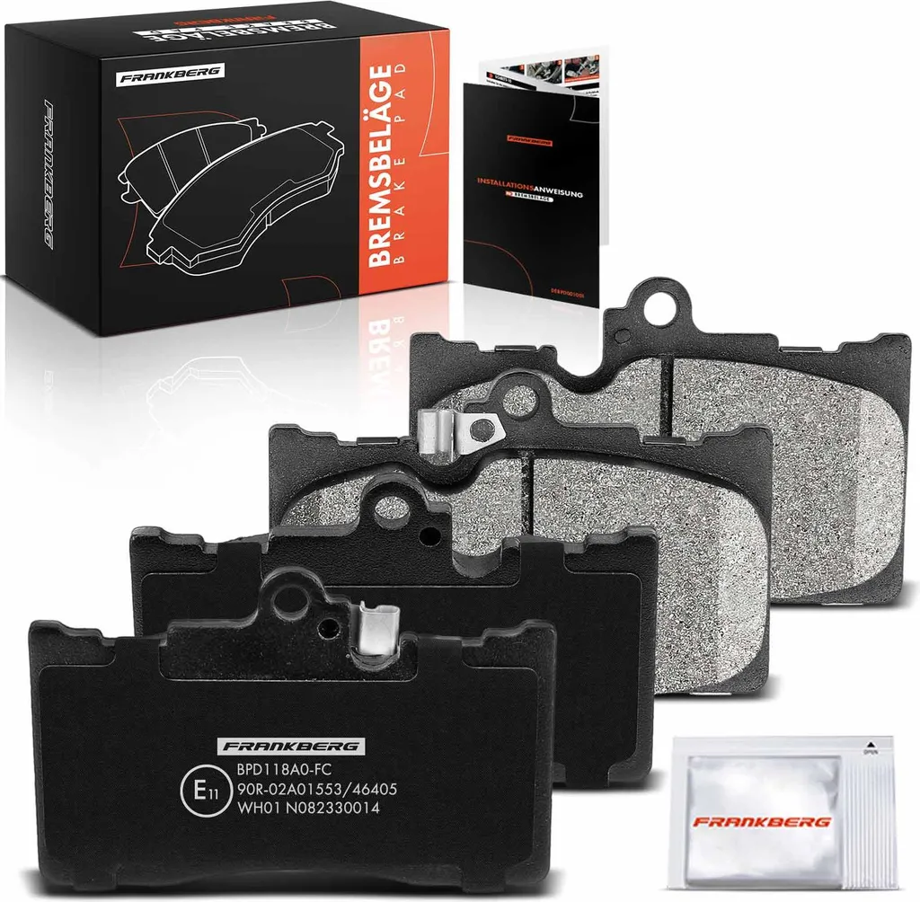 Jeu de Plaquettes de Frein Avant Lexus IS et GS - Qualité Origine 4pcs