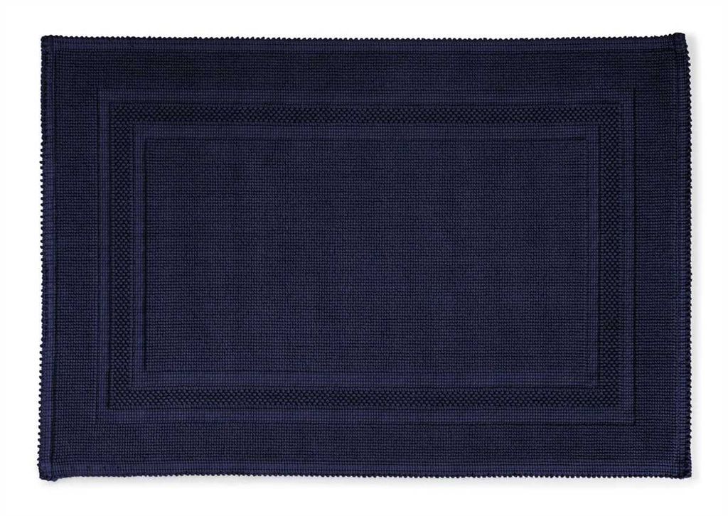 Rhomtuft Badteppich Gala eckig 70 x 120 cm  Farbe  kobalt Produktbild 