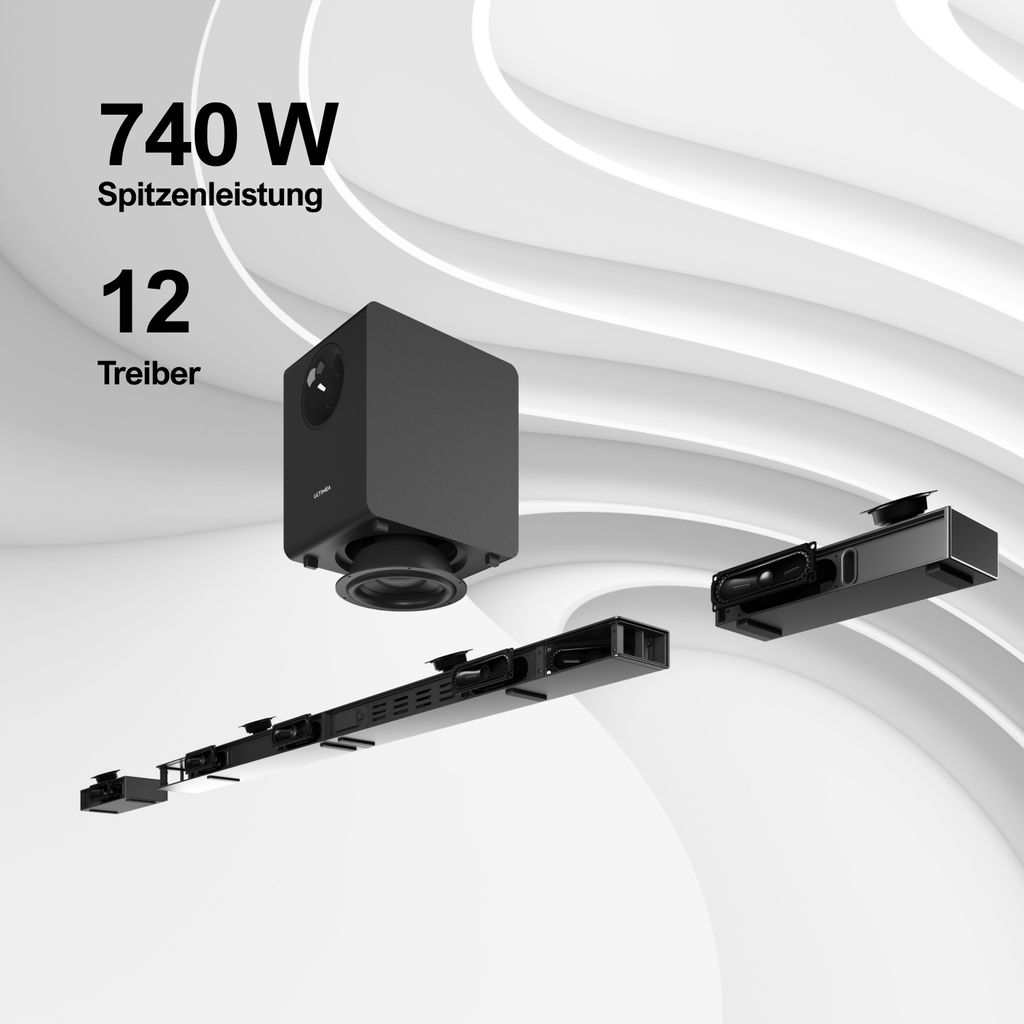 ULTIMEA 7.1.2 Kanal Soundbar für TV Geräte mit Dolby Atmos, Produktbild 8