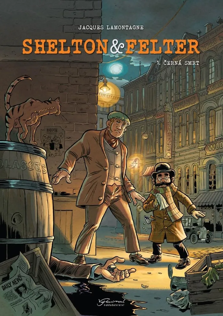 Bande Dessinée Shelton a Felter 1 Černá smrt de Jacques Lamontagne