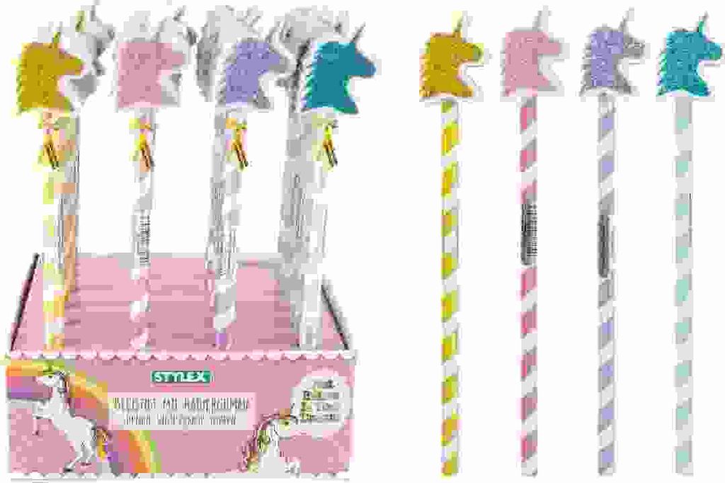Bleistift mit Radierer Einhorn STYLEX 42106