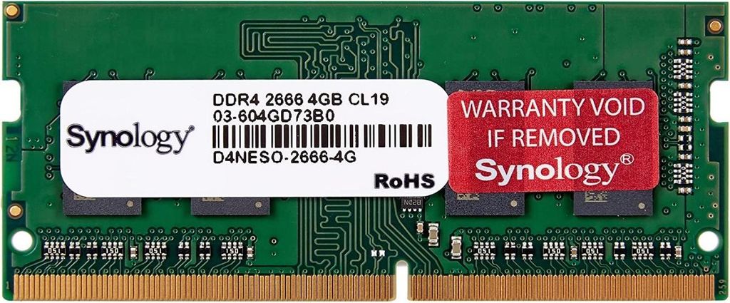 Synology RAM-Erweiterung, DDR4 - 4 GB - SO DIMM 260-PIN - Produktbild 