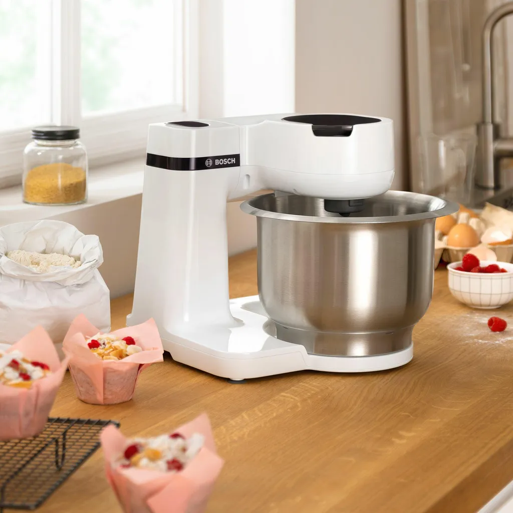 Robot de Cuisine Multifonction Bosch MUMS2EW00 Blanc 4 Vitesses