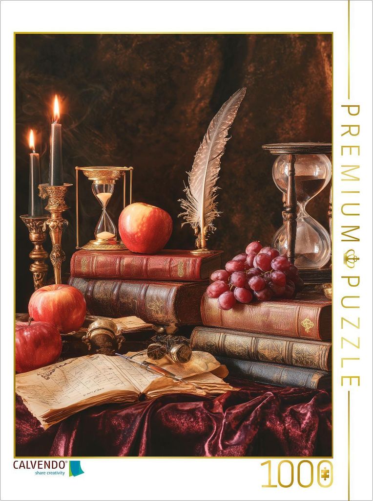 CALVENDO Puzzle Wo Wein fließt, erzählt das Herz Geschichten | 1000 Teile Lege-Größe 64x48cm Foto-Puzzle für glückliche Stunden