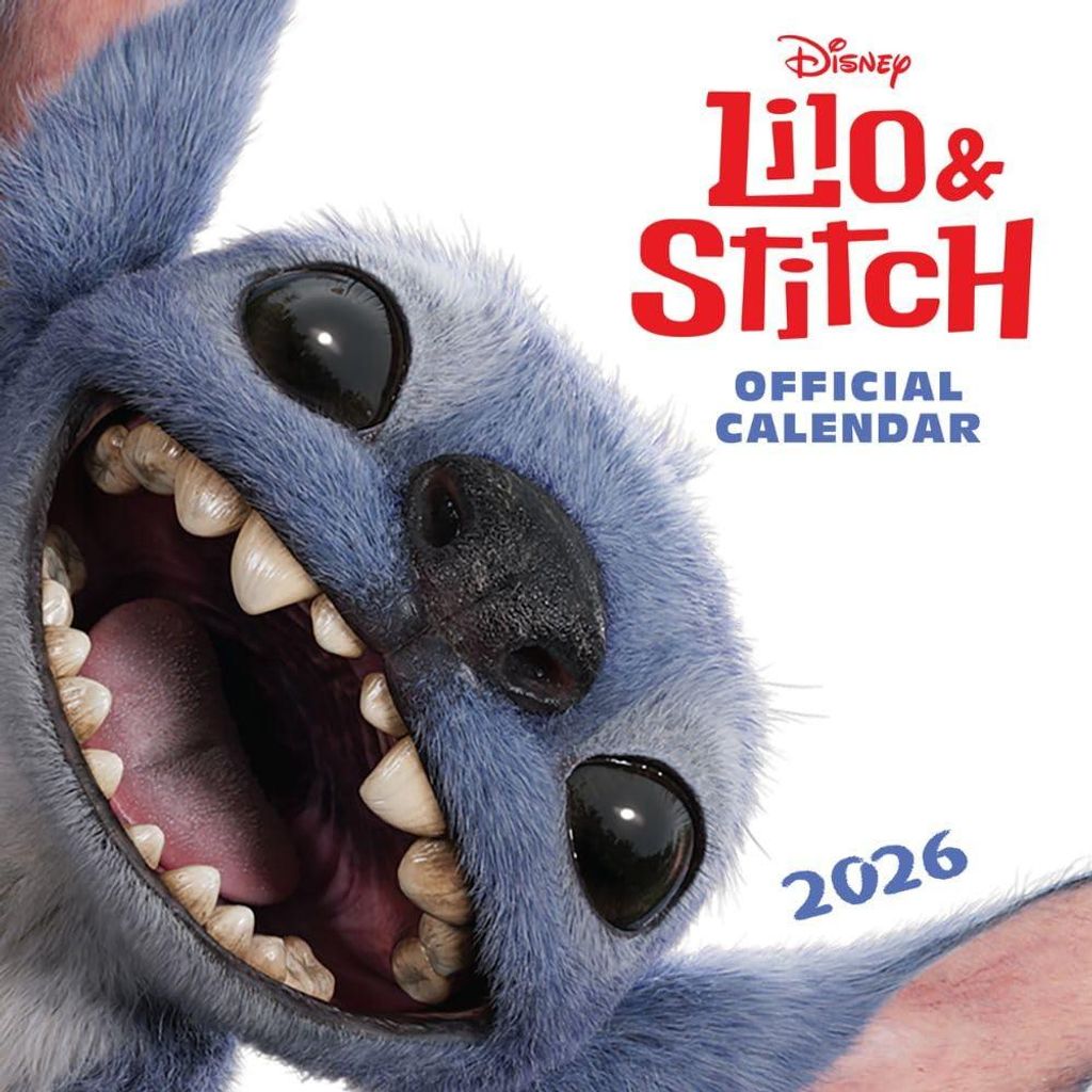Lilo & Stitch - "Live Action 2026" Quadratisch-Wandkalender TA14051 (Einheitsgröße) (Bunt)