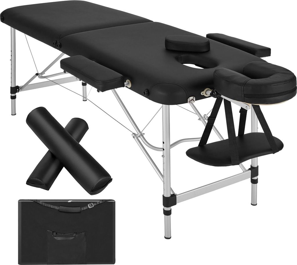 tectake® 2 Zonen Massageliege-Set Breite 61 cm, Polsterung Produktbild 