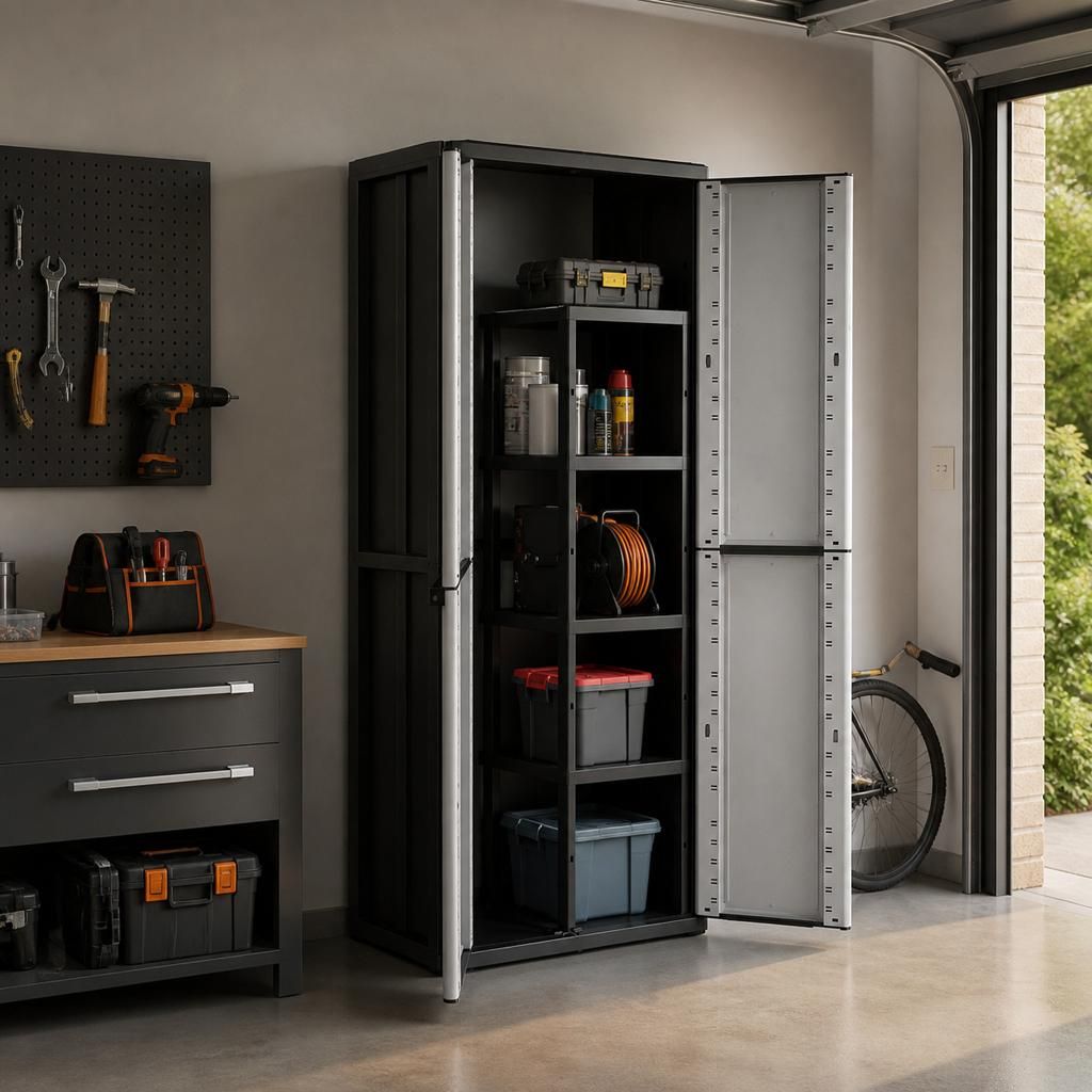 Kreher Kunststoffschrank 'J-LINE' mit Freifach in