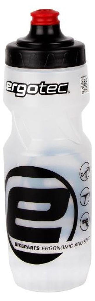 Trinkflasche Ergotec 750ml - Weiß/Transparent