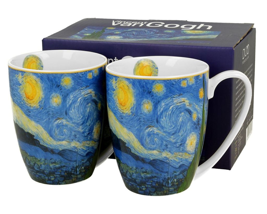 Set di 2 tazze da caffè Van Gogh Starry Night in Immagine del prodotto 