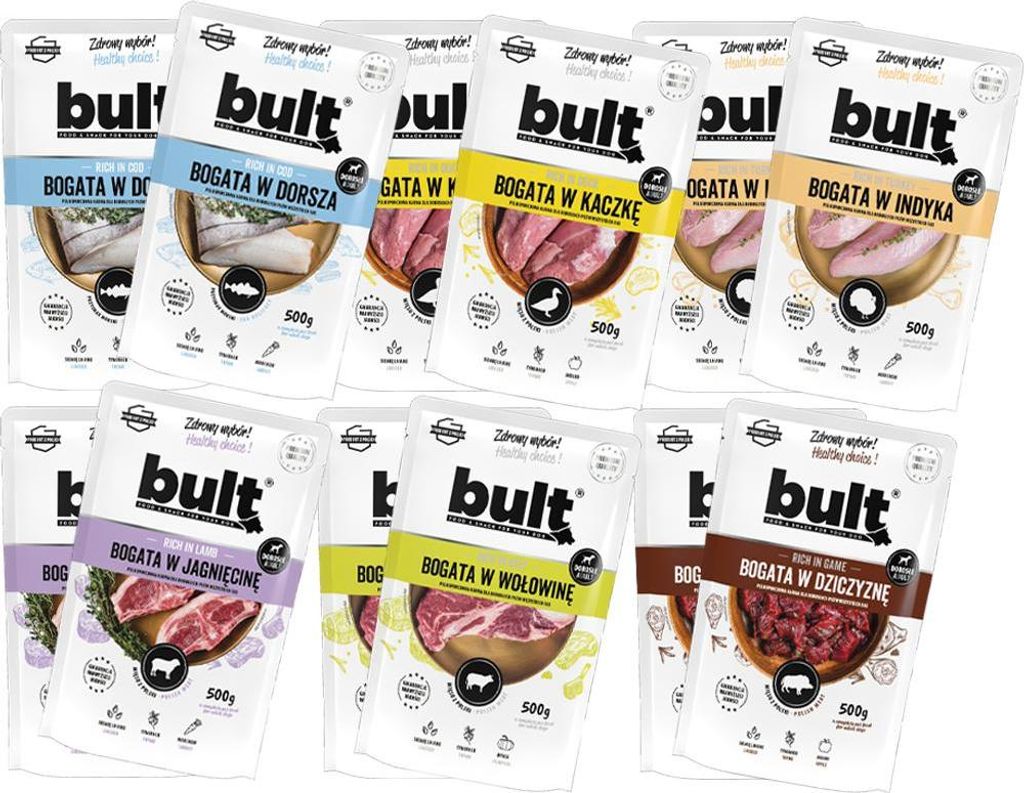 BULT Rich in lamb - Nassfutter für Hunde - 500g