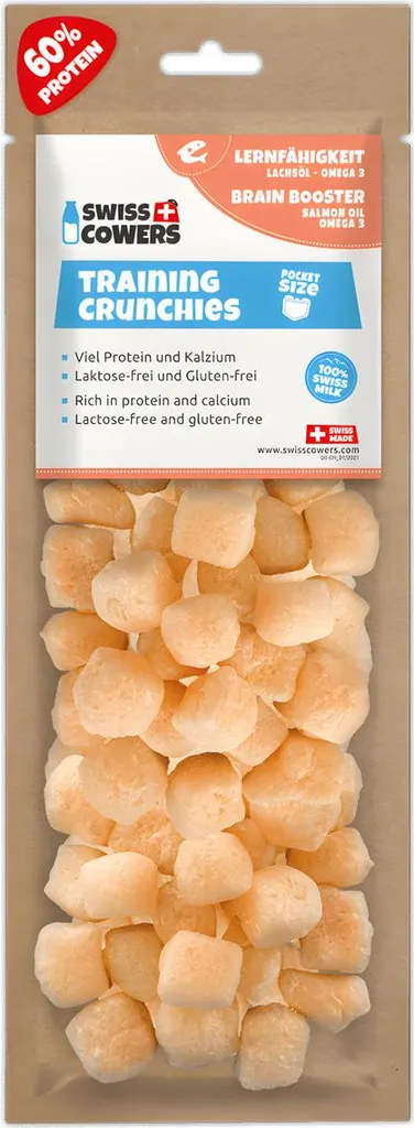 Swiss Cowers Formaggio Crunchies Brain Booster: Eccellenza Svizzera 30g