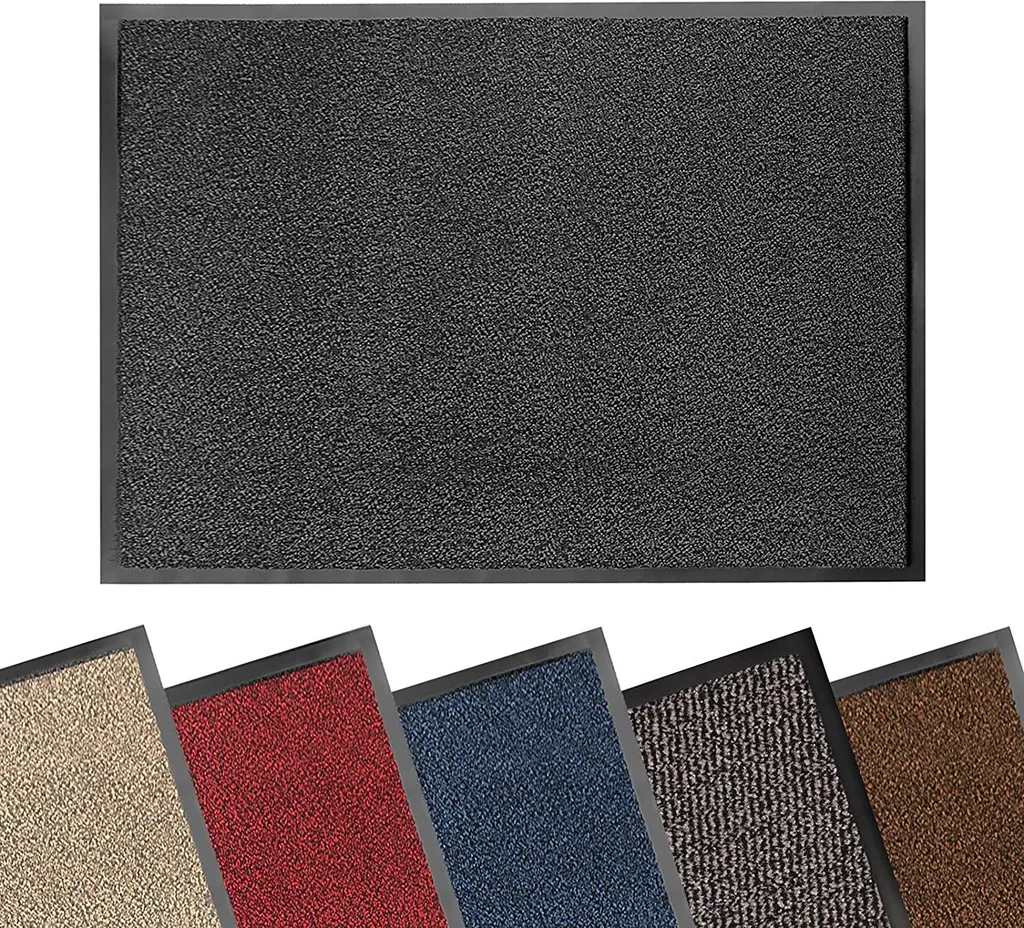 Paillasson d'intérieur SKY anthracite 90x150 cm absorbant et robuste