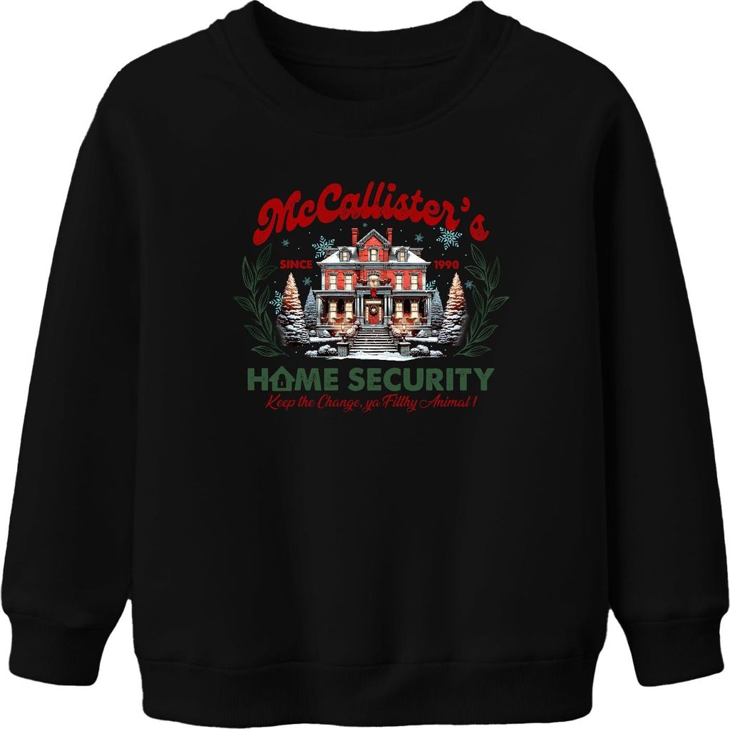 McCallisters Home Security Keep the Change ya Filthy Animal Uni Kinder Sweatshirt Pullover, Schwarz, 116