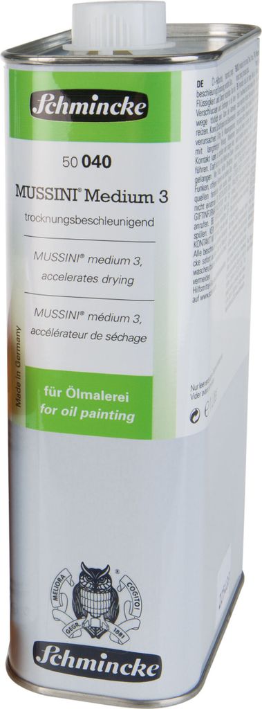 MUSSINI Medium 3 - 1000ml Öl Hilfsmittel Schmincke 50 040 029