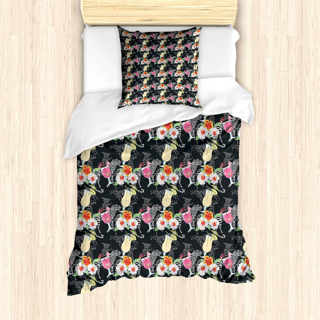 Set Copripiumino Anallergico ABAKUHAUS Aloha 135x200 - Bio-Comfort