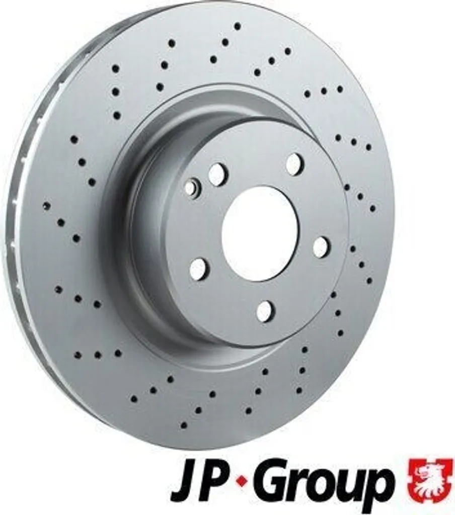 Jeu de 2 disques de frein JP GROUP avant 330mm pour conduite sécurisée