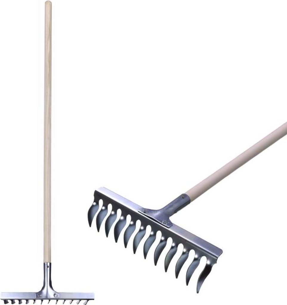 Rasen Rechen Strend Pro R108A.WH, 12 Zähne, Belüftung, Produktbild 