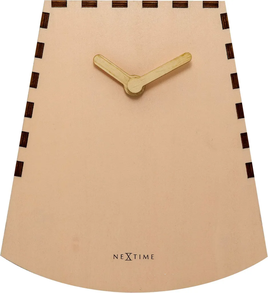Horloge NeXtime 5207RZ Rocky rose avec mouvement silencieux et boîtier métal