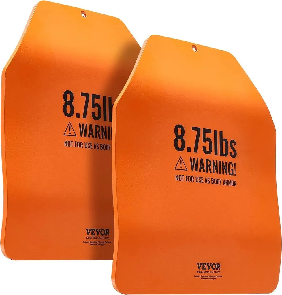 Disques incurvés pour gilet de cross-training - 2 plaques de 8,75 lb musculation