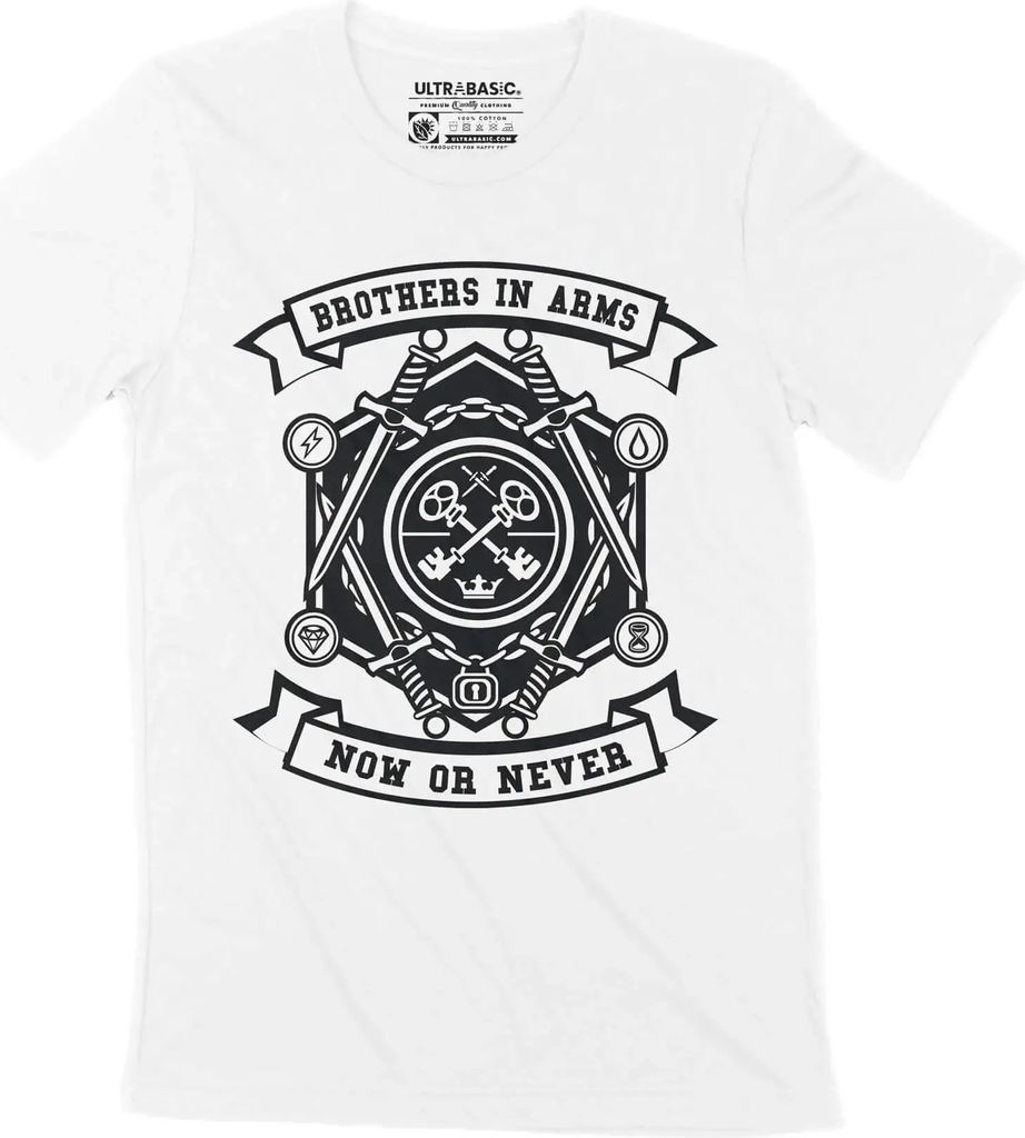 Herren Grafik T-Shirt Waffenbrüder - jetzt oder nie - Patriotische Armee – Brothers In Arms - Now Or Never - Army Patriotic – Öko-Verantwortlich