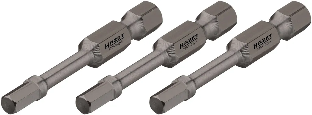 Set Inserti Hazet Hex 4mm per Meccanica Auto e Moto - Acciaio Speciale 3pz