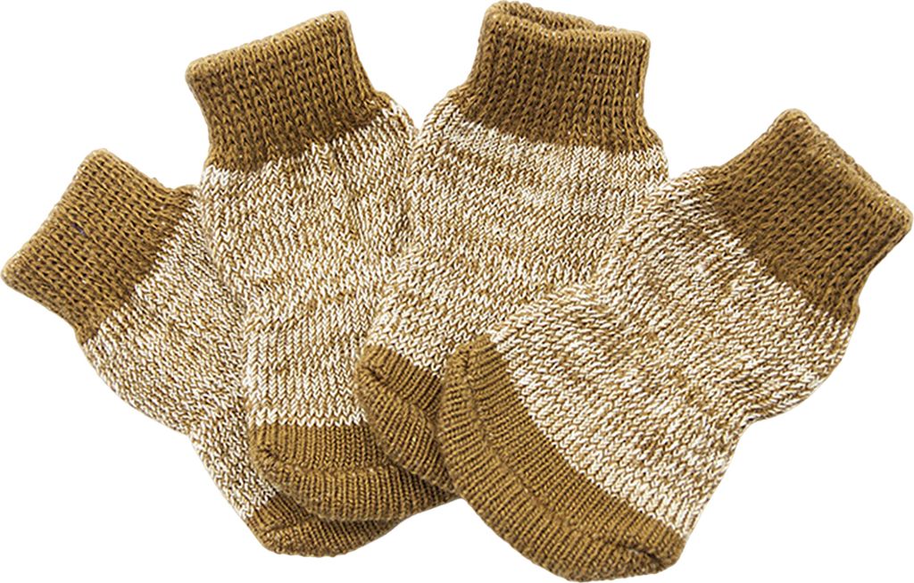 4 Stück Hundesocken, rutschfeste Welpenstiefel, Haustiersocken, Pfotenschutz, Outdoor-Traktionskontrollsocken für heiße/kalte Straßen