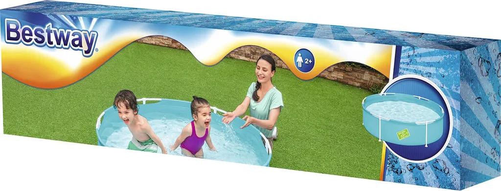 Piscine Enfant 152 cm Bestway My First Frame Pool à Structure Acier - 21